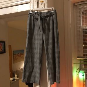 Zara plaid pants